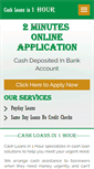 Mobile Screenshot of cashloansin1hour.net